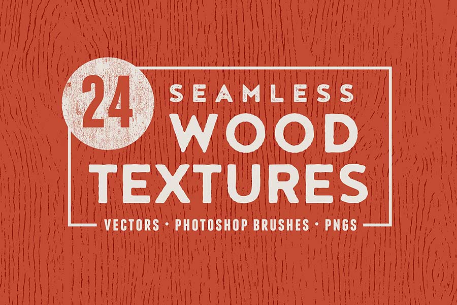 24 Seamless Wood Textures