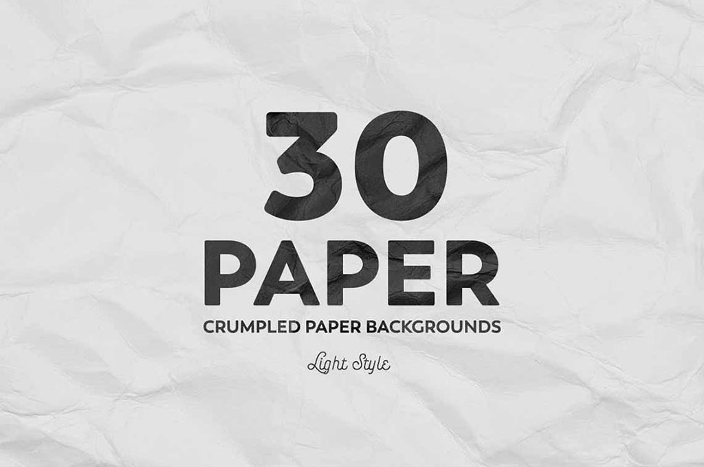 Crumpled Paper Texture Backgrounds