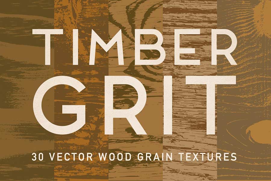 30 Vector Timber Grit Textures