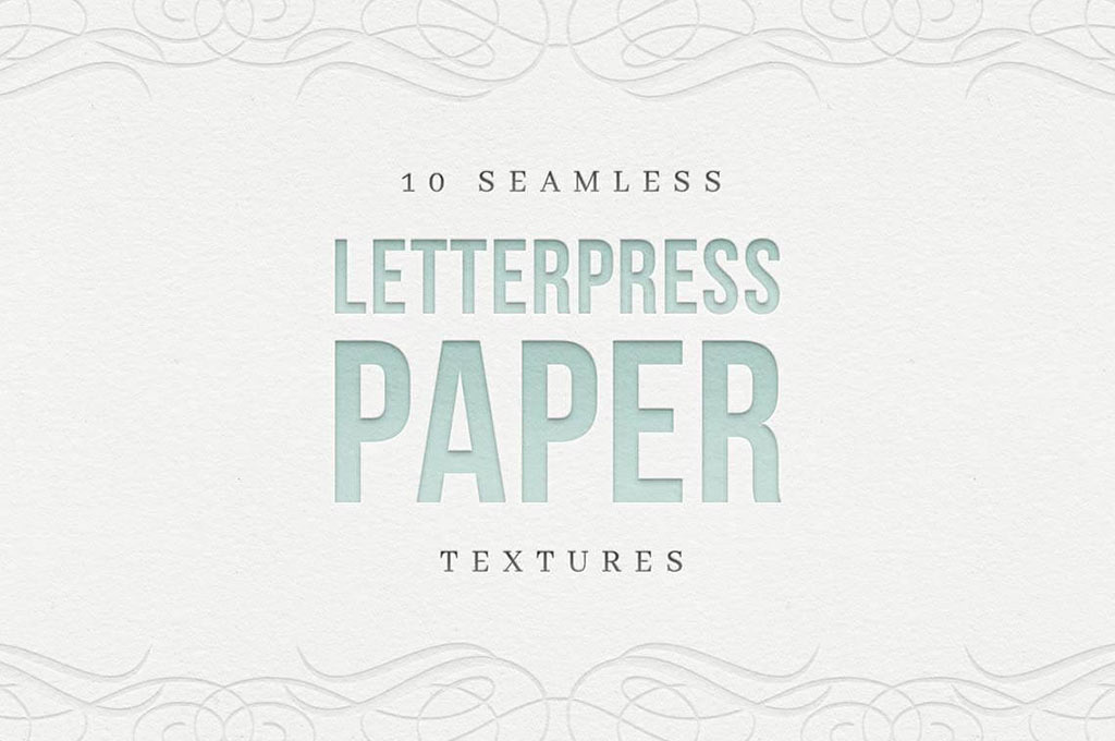 Free Seamless Letterpress Paper Textures