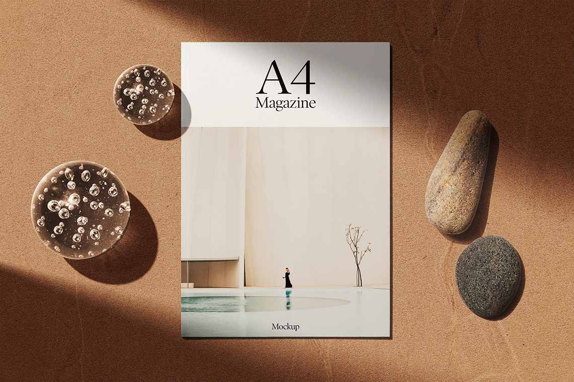 A4 Magazine Mockup Kit