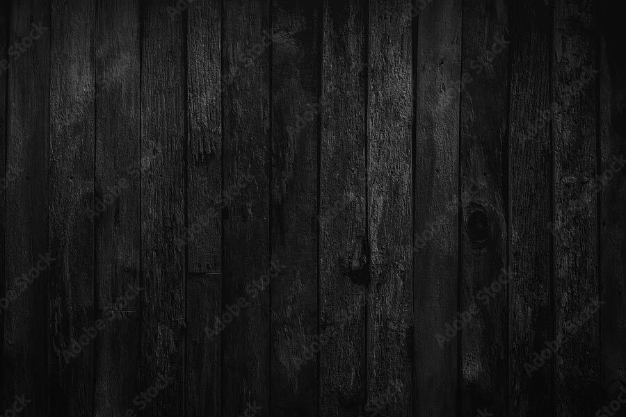 Black Wood Plank Background