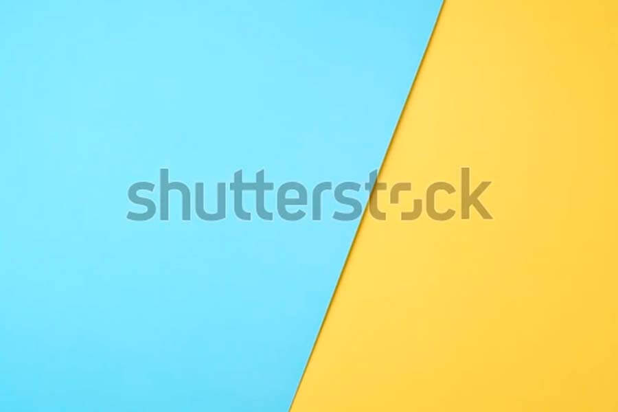 Blue & Yellow Pastel Paper Background