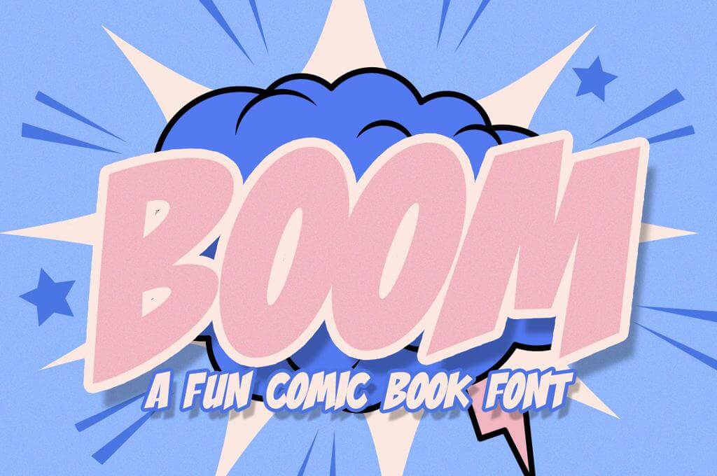 Boom Comic Font