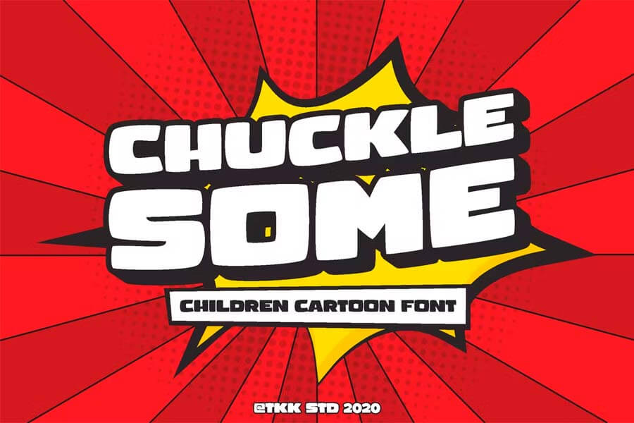 CHUCKLESOME - Comic Font