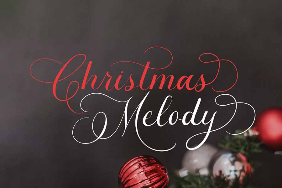 Christmas Melody Font