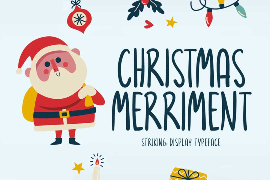 Christmas Merriment Font