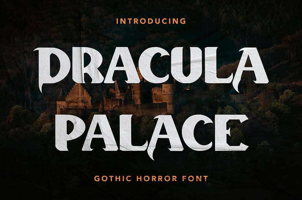 Dracula Palace - Gothic Horror Font