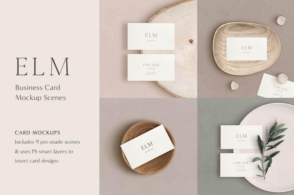 Elm — Business Card Mockup Kit