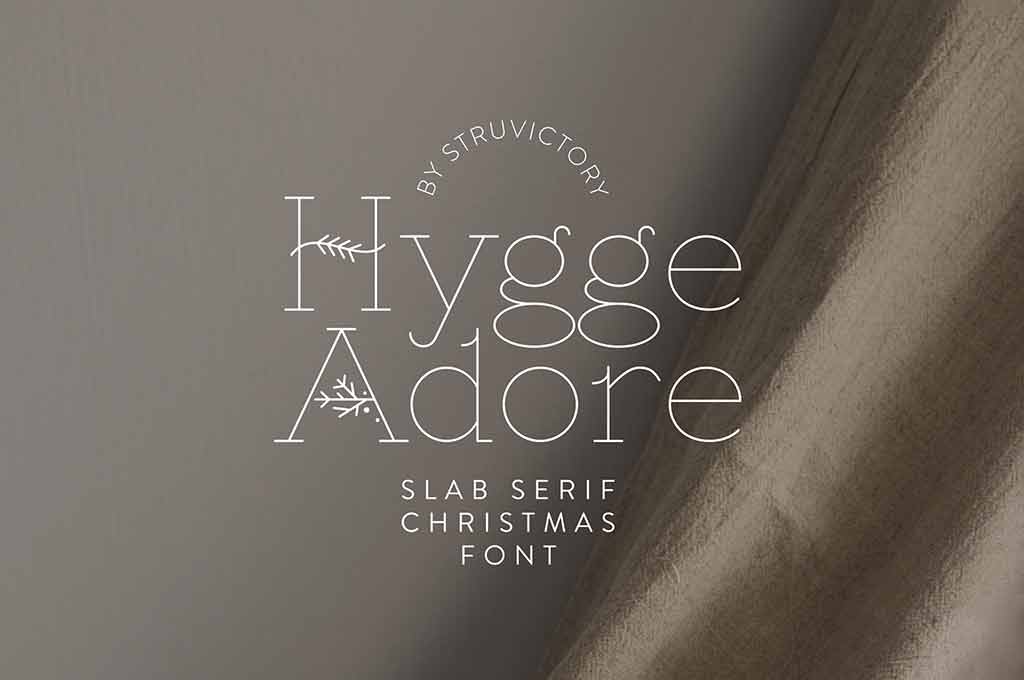 Hygge Adore — Christmas Serif Font