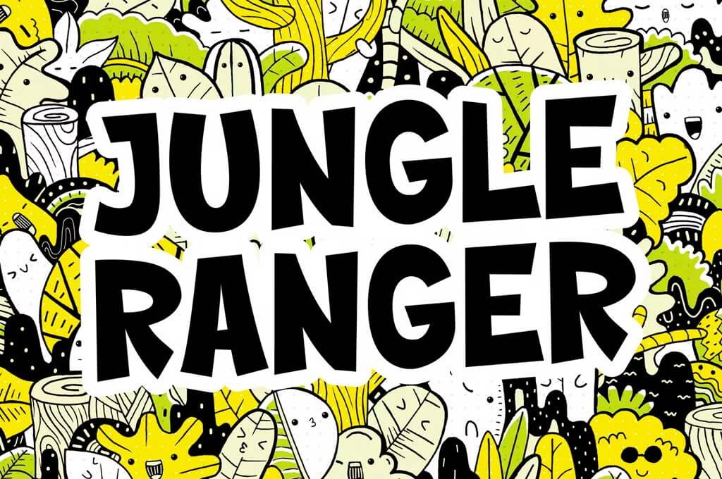 Jungle Ranger — Gaming font