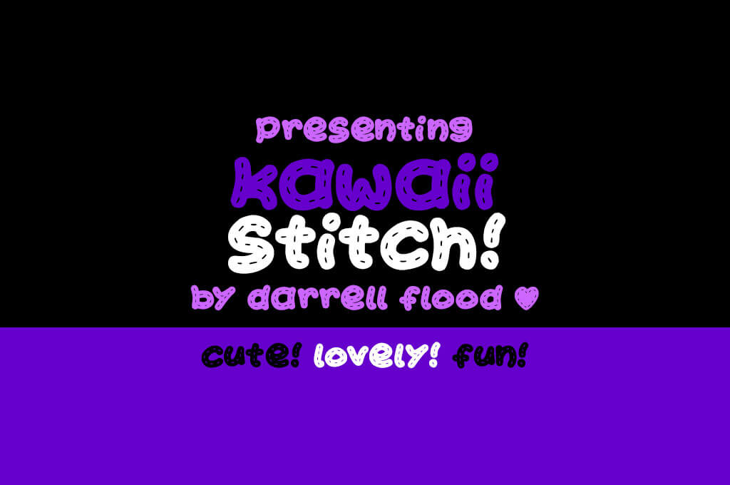Kawaii Stitch Font
