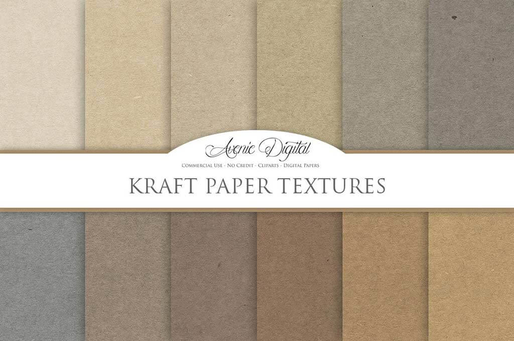 Kraft Paper Texture Backgrounds
