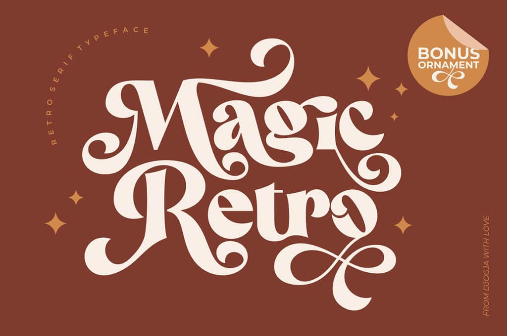 65 Best Retro Vintage Font Kits Free Paid The Designest