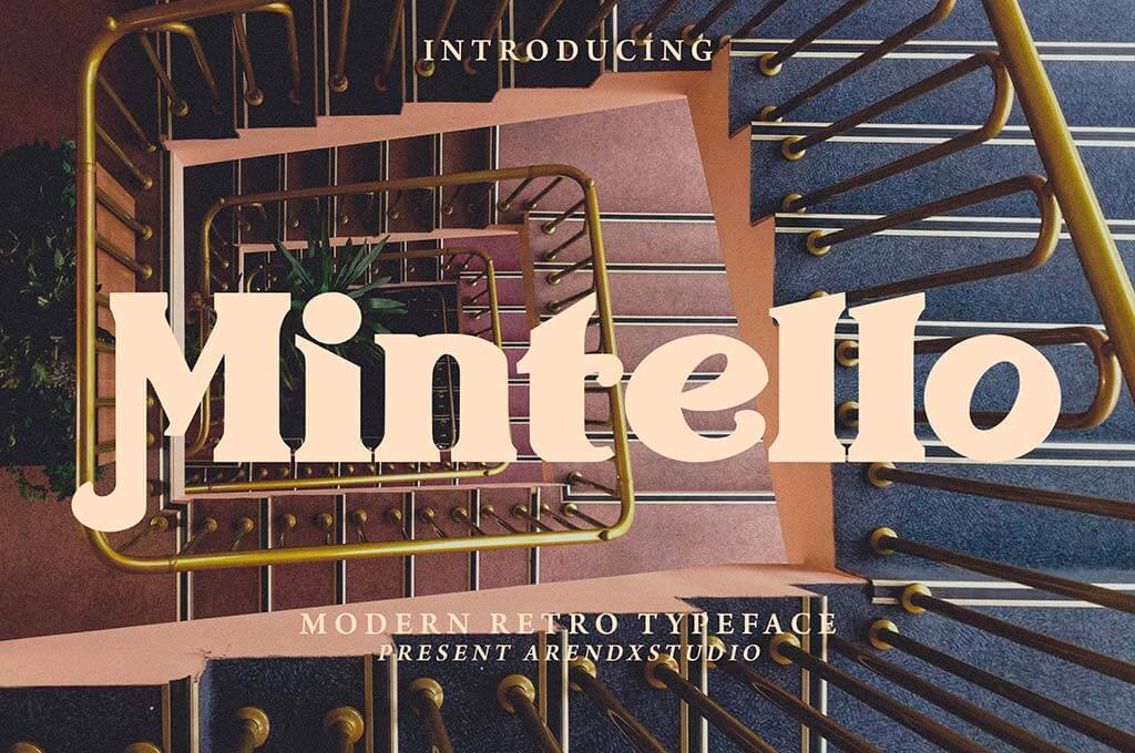 Mintello — сучасний ретро-шрифт