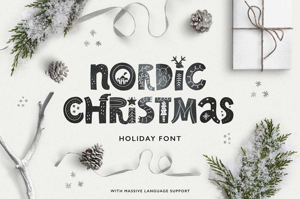 Nordic Christmas — Scandinavian Font
