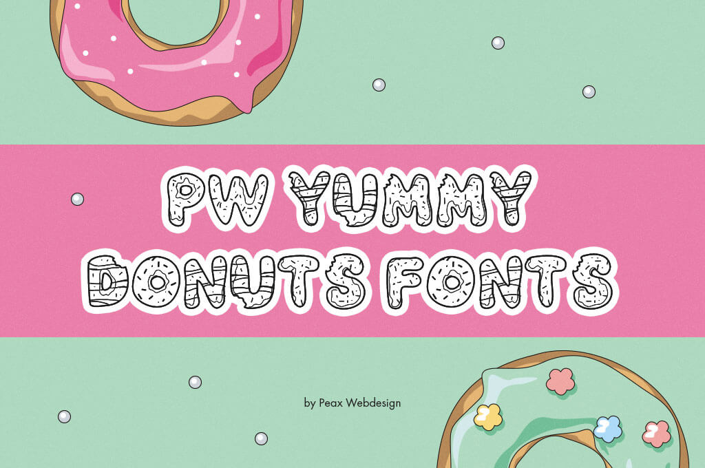 PW Yummy Donuts Font