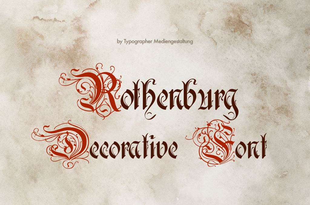Rothenburg Decorative Font