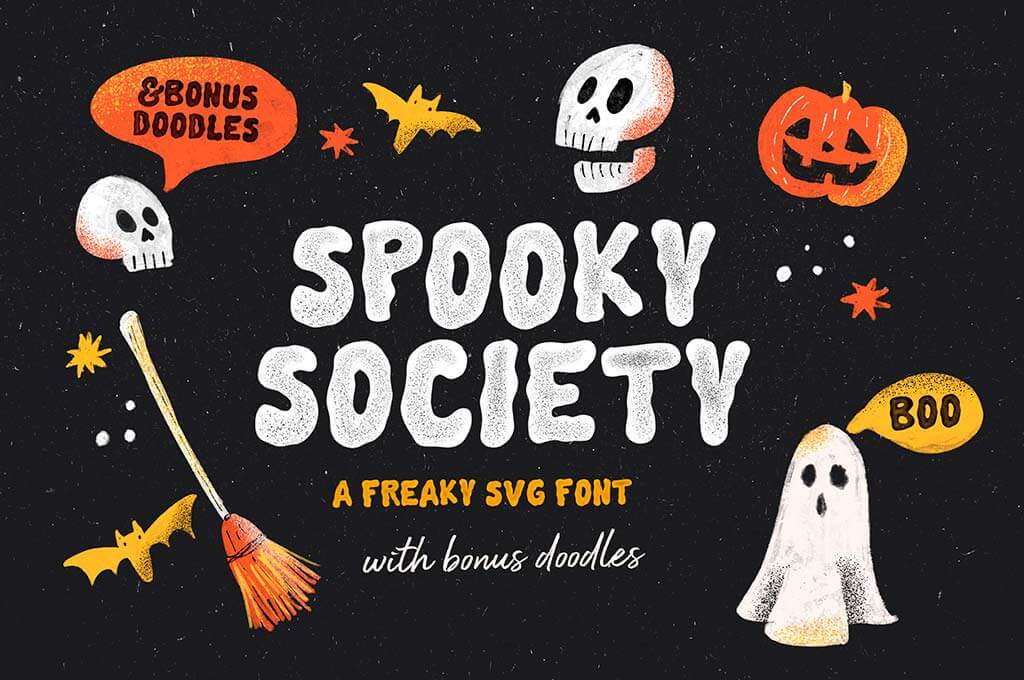 Spooky Society SVG Font