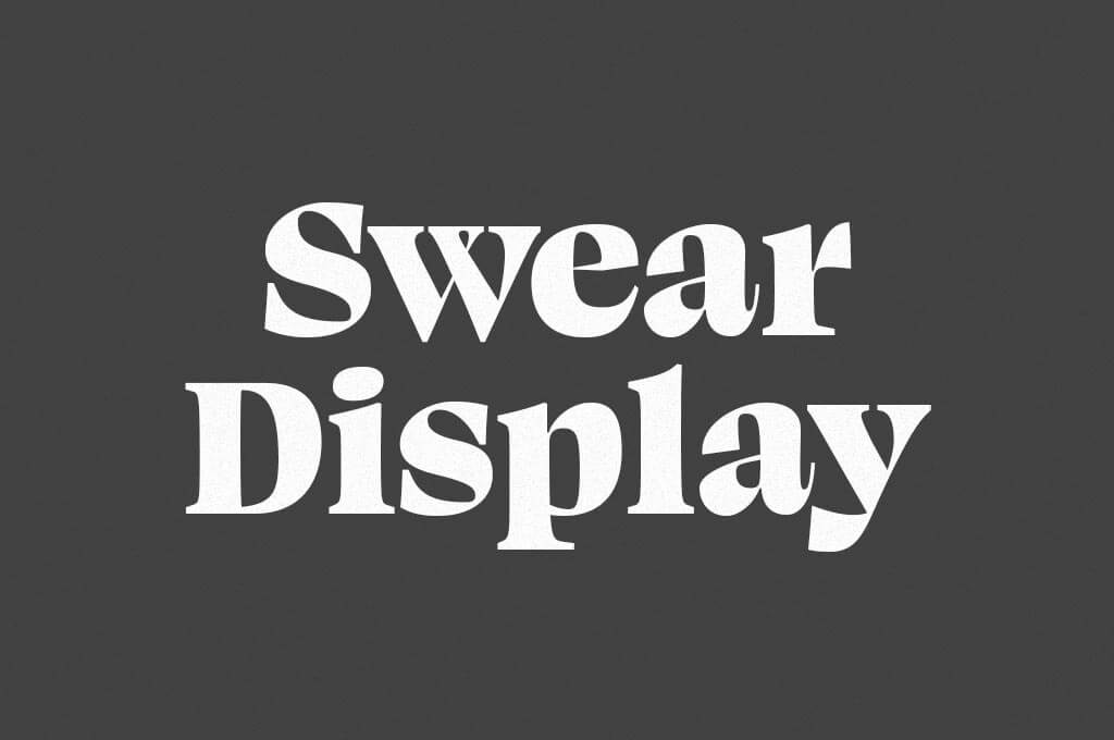 Swear Display