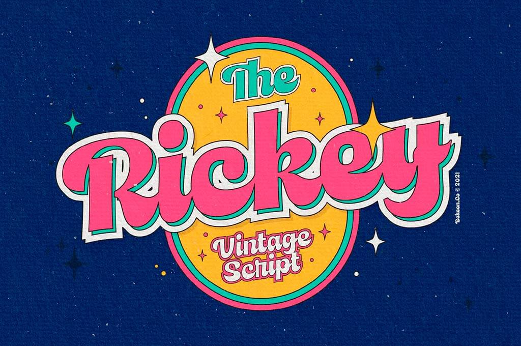 The Rickey Vintage Script Font