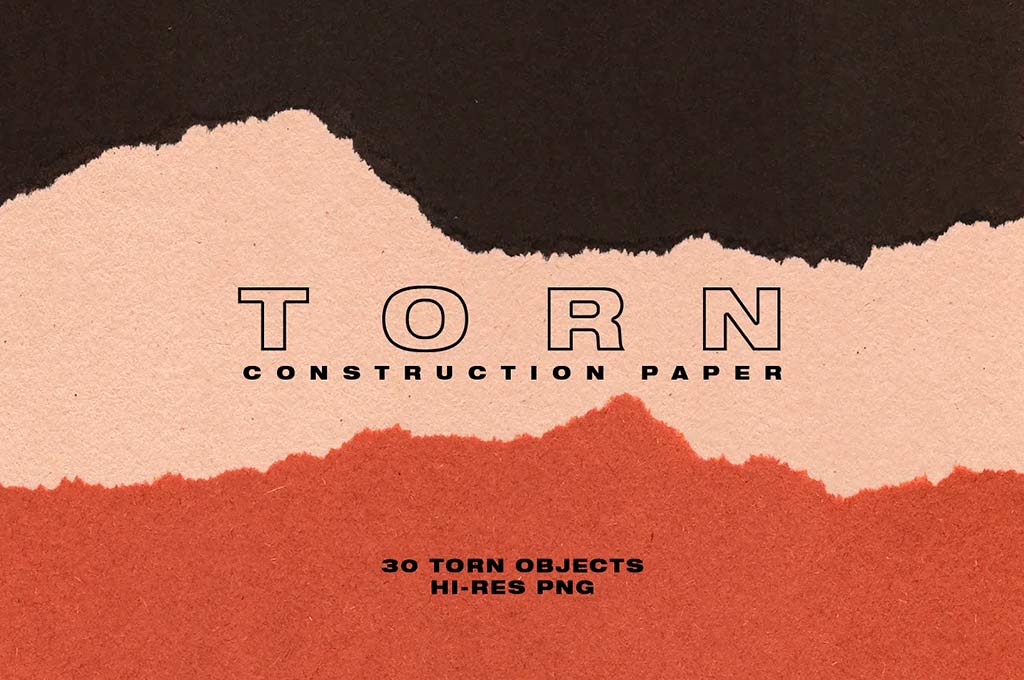 Torn Construction Paper
