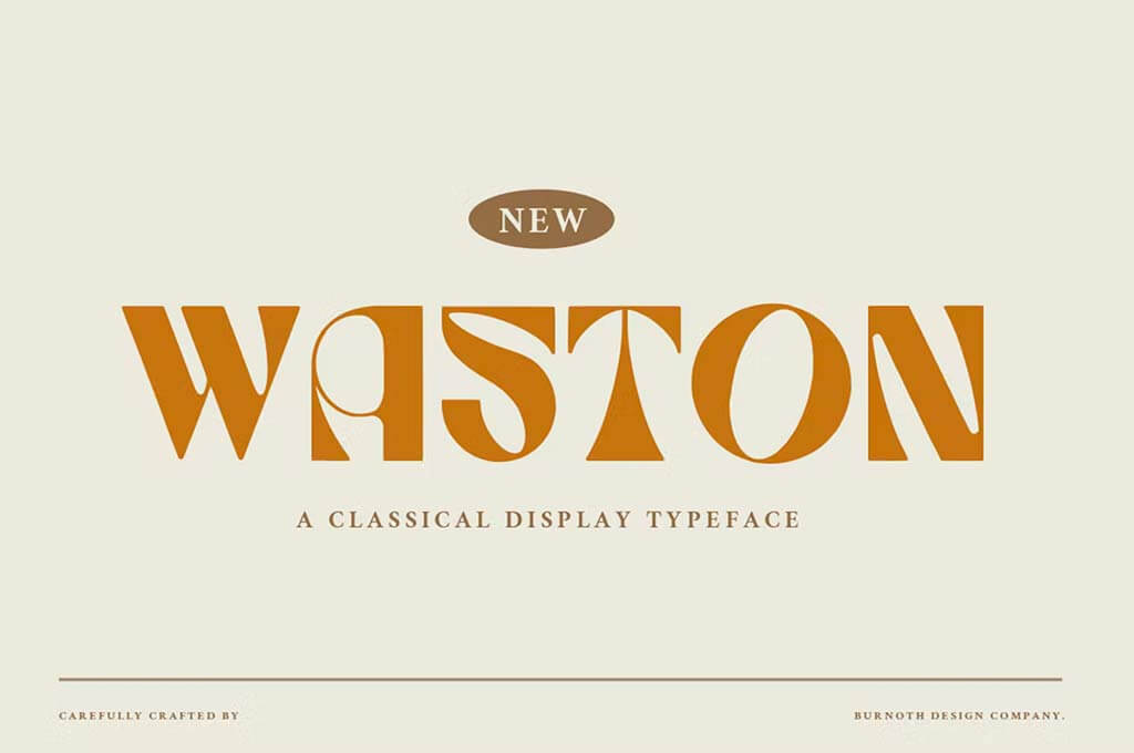 Waston Retro Display Font