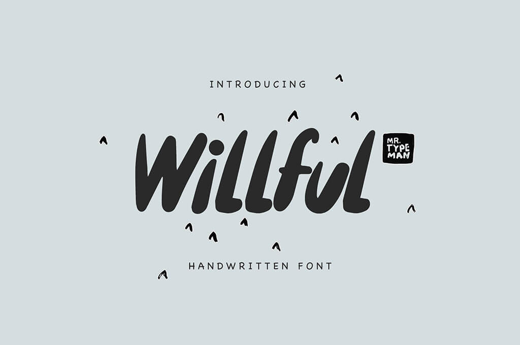 Willful Handwritten Brush Font