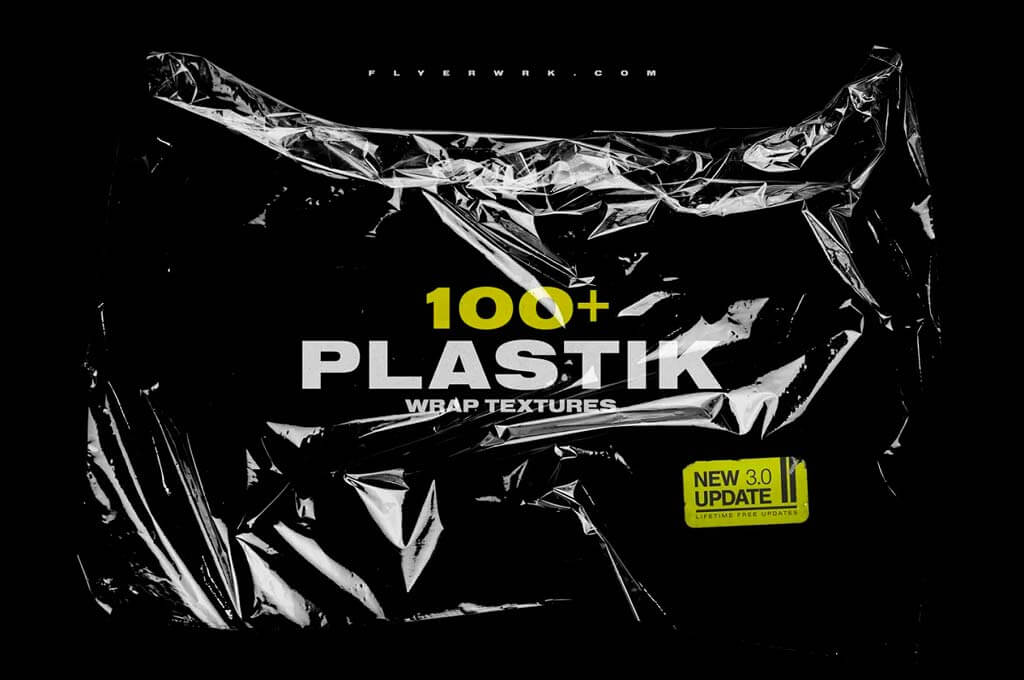 100 Plastic Wrap Textures