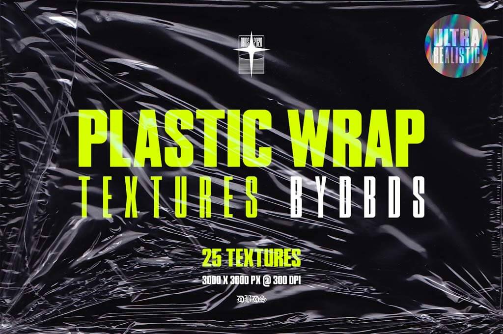 25 Plastic Wrap Textures