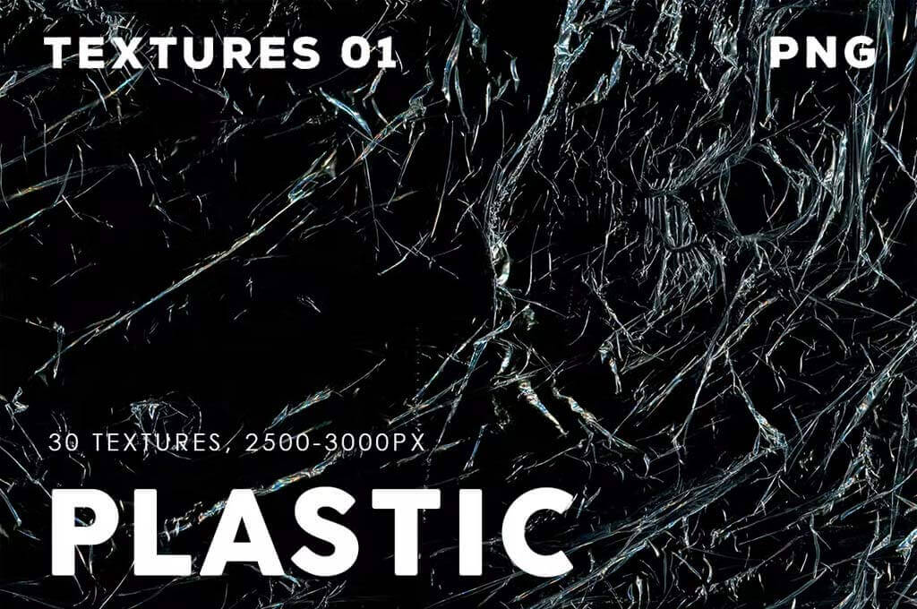 30 Plastic Texture Overlays