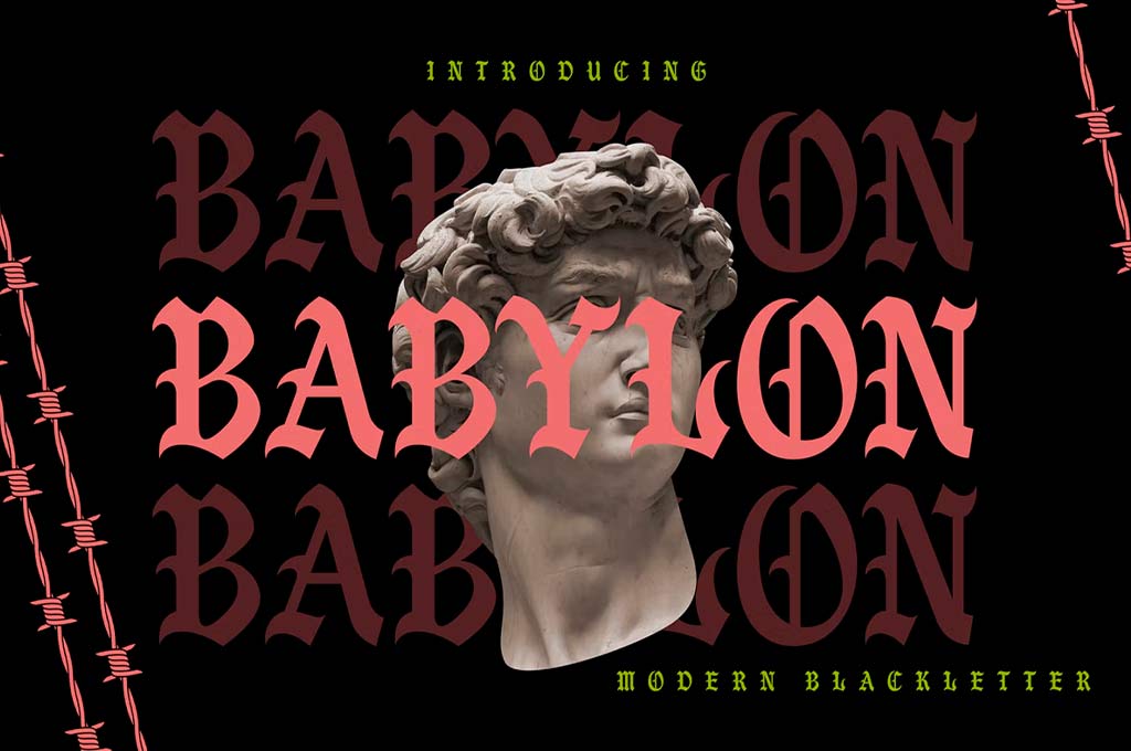 Babylon Modern Blackletter