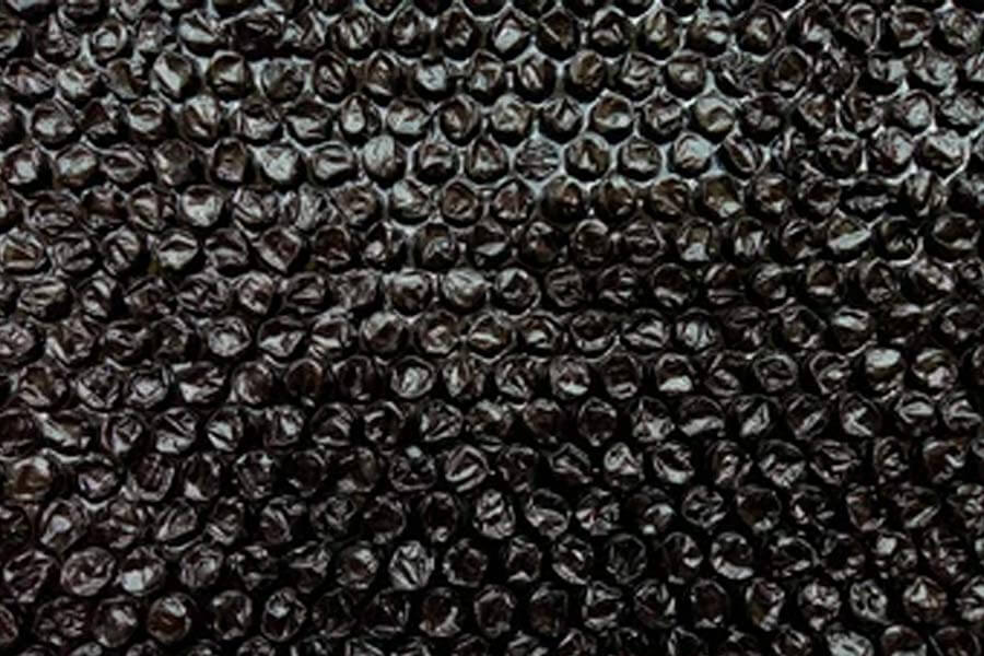 Black Bubble Texture Wrap