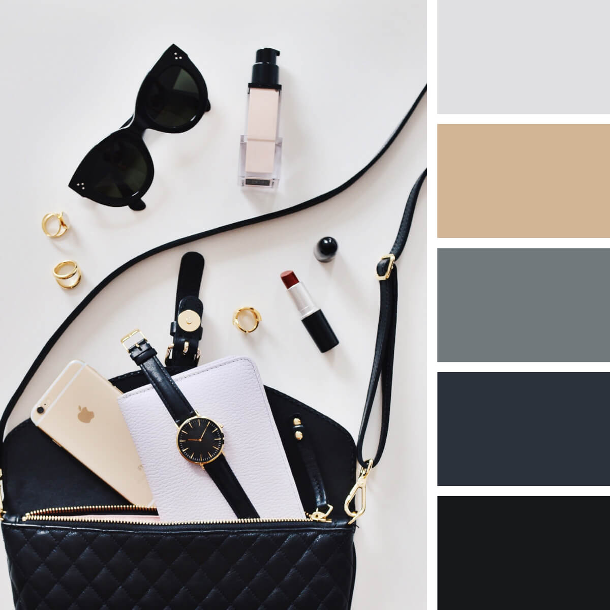 Black Color Palettes