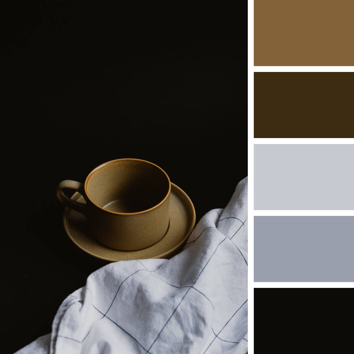 Black Color Palettes