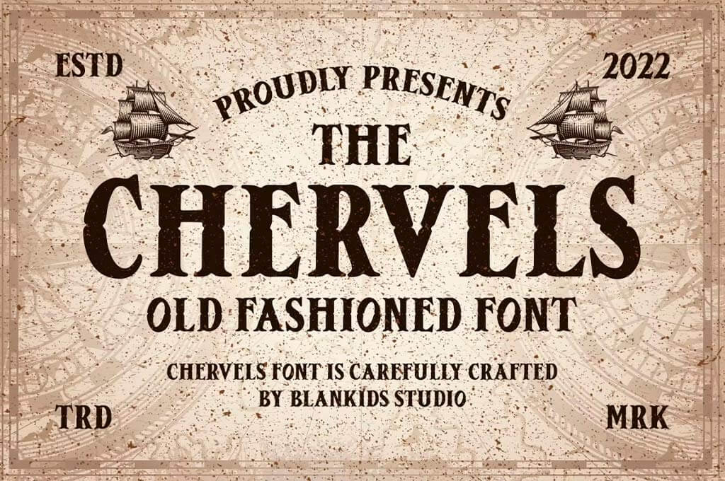 Chervels Old-Fashioned Font