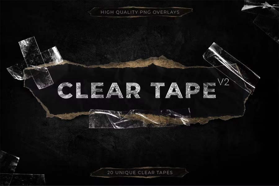 Clear Plastic Tapes — Texture Pack