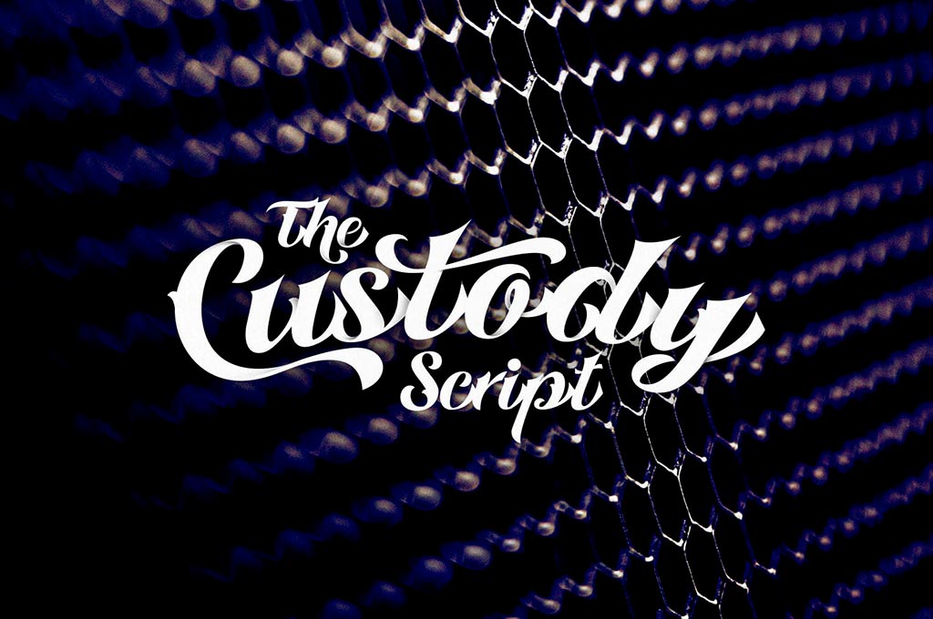 Custody Script – Tattoo Font