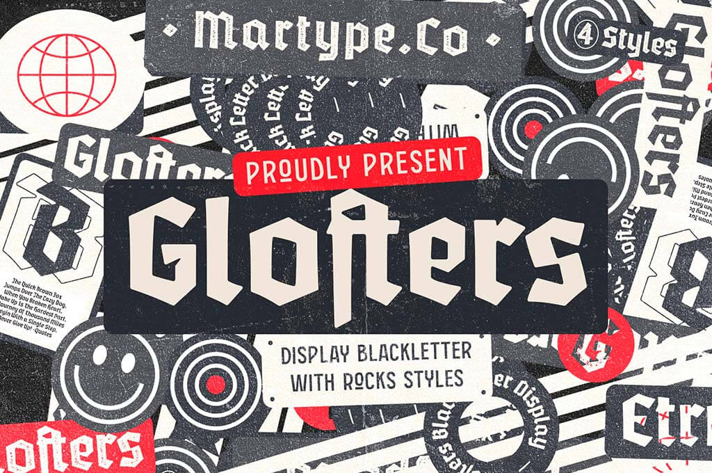 Glofters — Display Blackletter