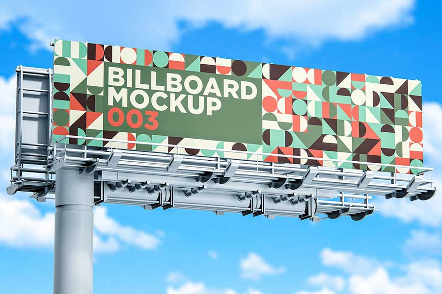 Photorealistic Billboard Mockup