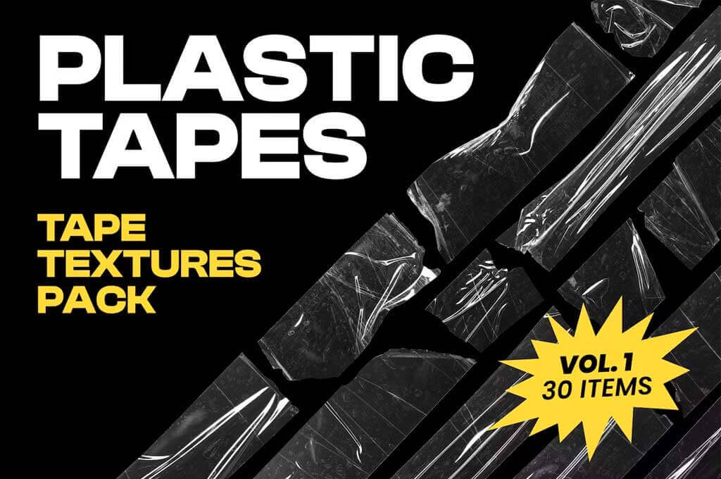Plastic Tapes — Tape Texture Pack