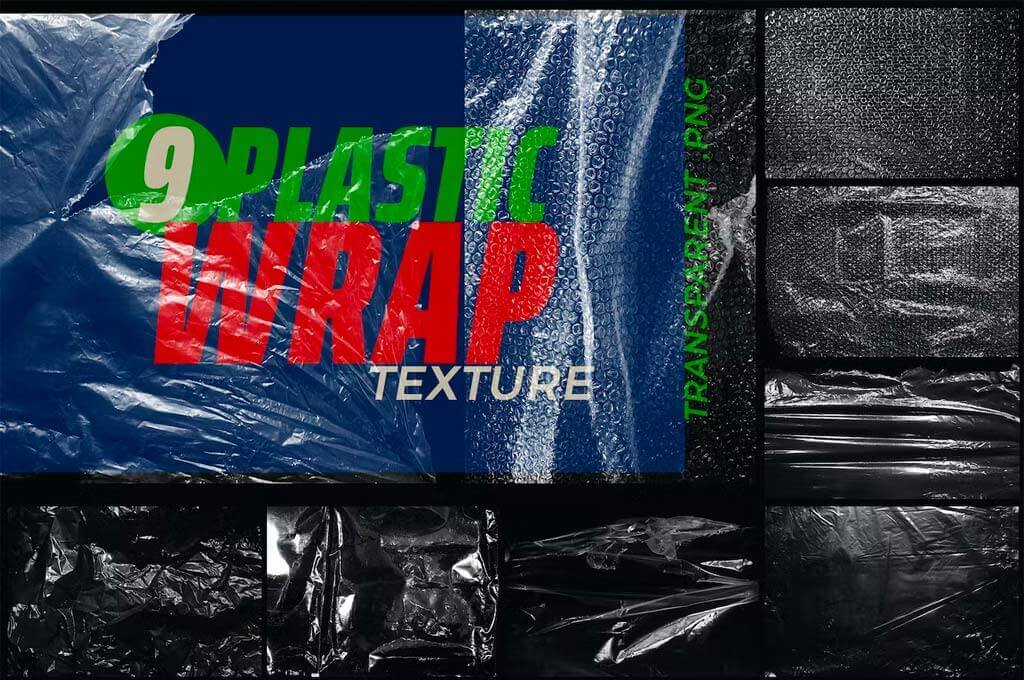 Plastic Wrap Overlay Texture