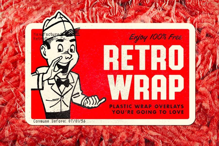 Retro Wrap Free Plastic Textures