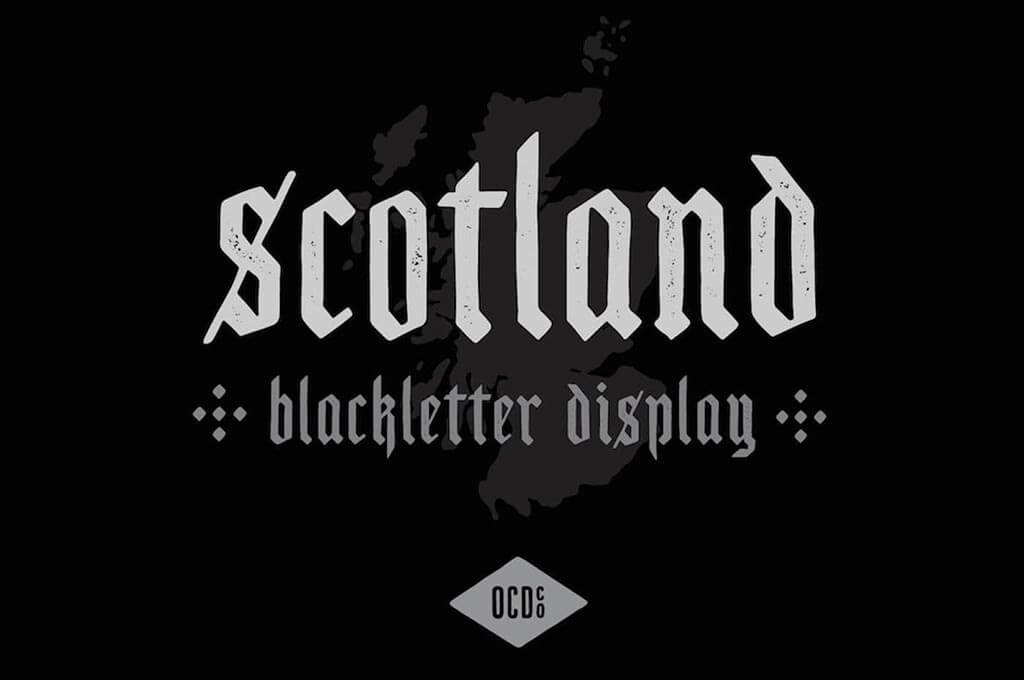 Scotland — Free Blackletter Display Font