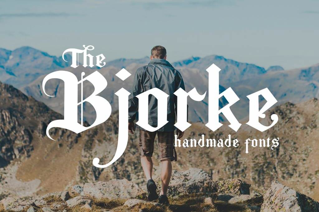 The Bjorke — Handmade Fonts