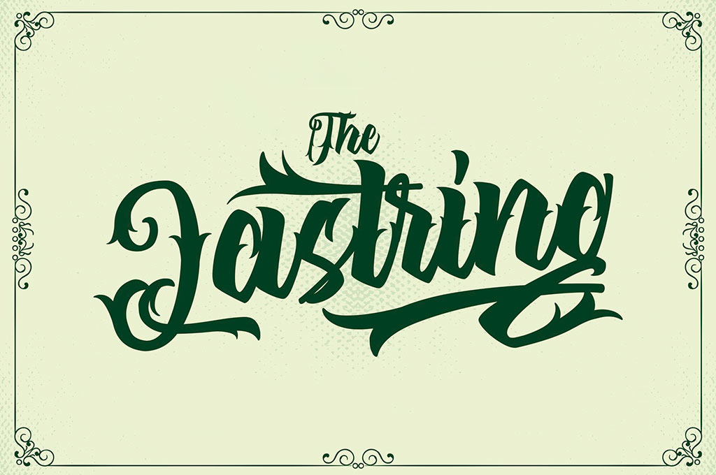 The Lastring — Tattoo Script Font
