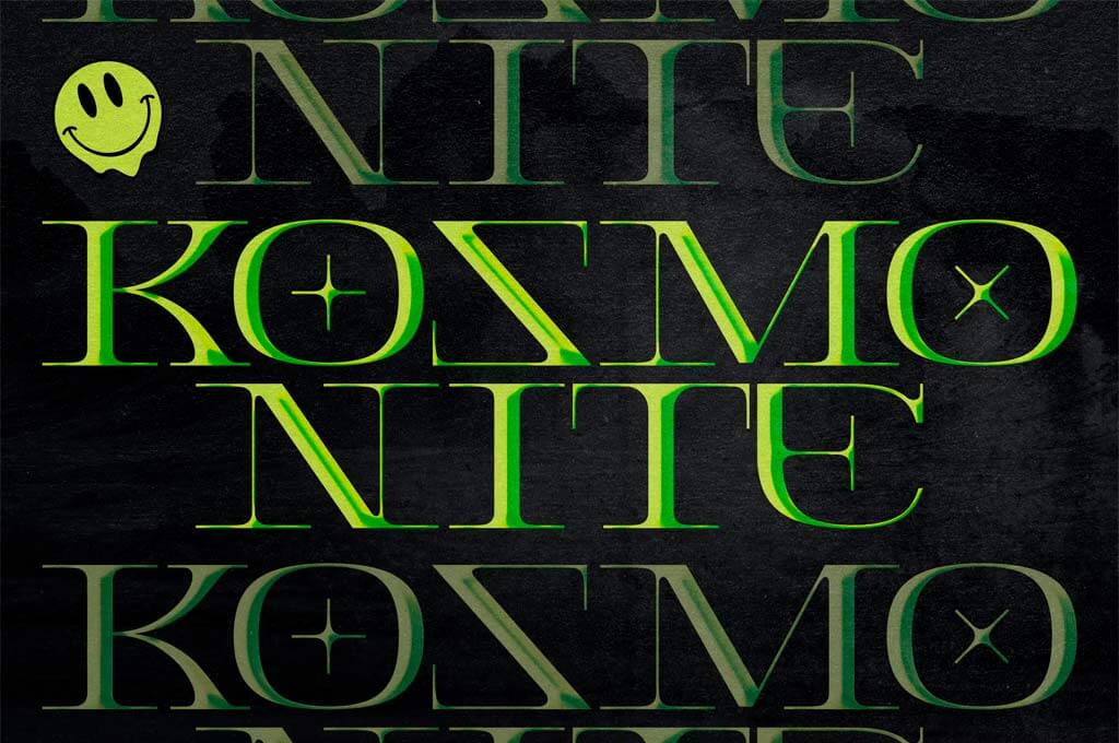Kosmonite — Experimental Serif Fonts