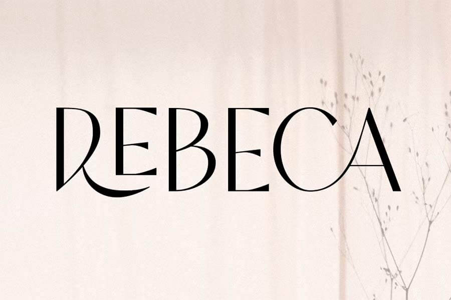 Rebeca — Modern Display Sans Serif