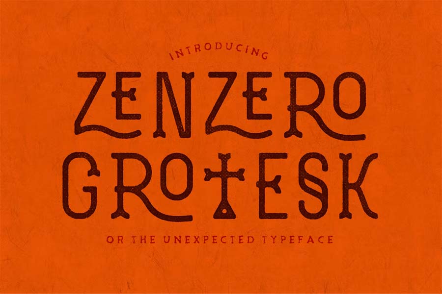 Zenzero — Grotesk Typeface
