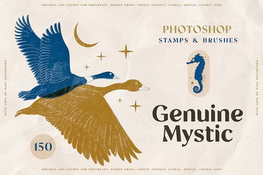 Genuine Mystic Photoshop Stamps